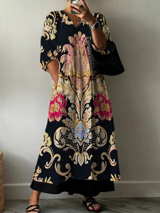 Elegant Printed Dress Ellie