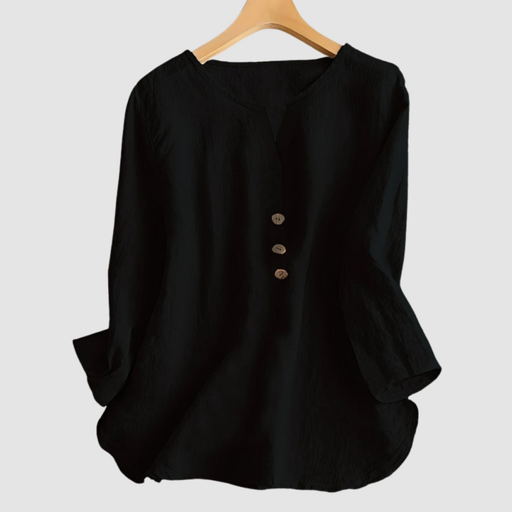 Melisa™ Casual Cotton &amp; Linen Blouse