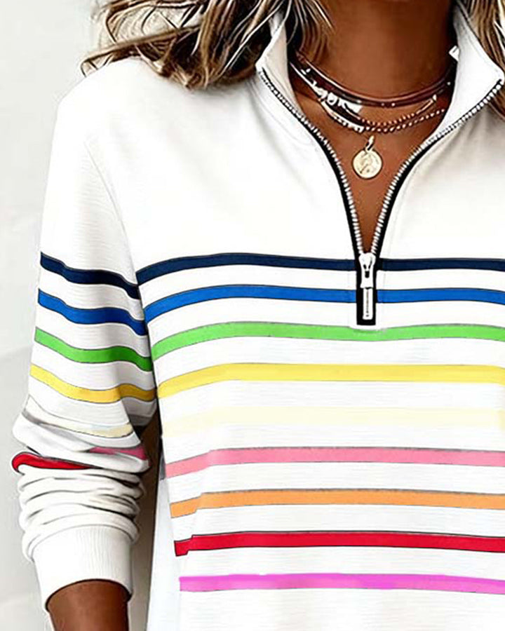 Sanne™ | Colorful Stripe Knit