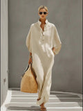 Indie | Soft Linen Kaftan Dress