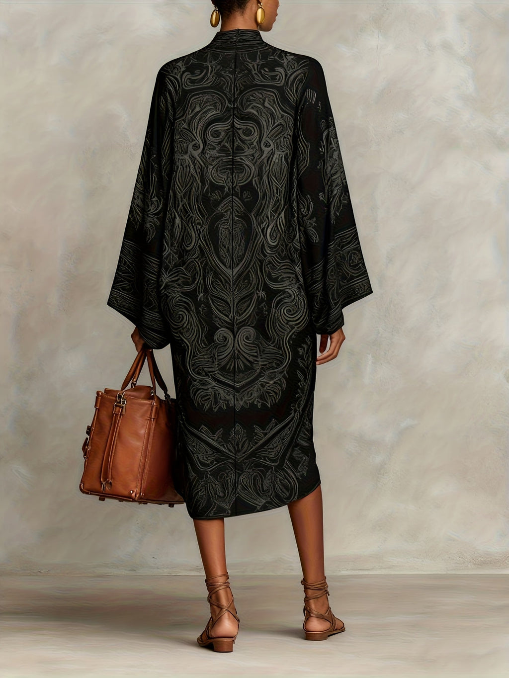 Lacey | Vintage-Inspired Paisley Midi Dress