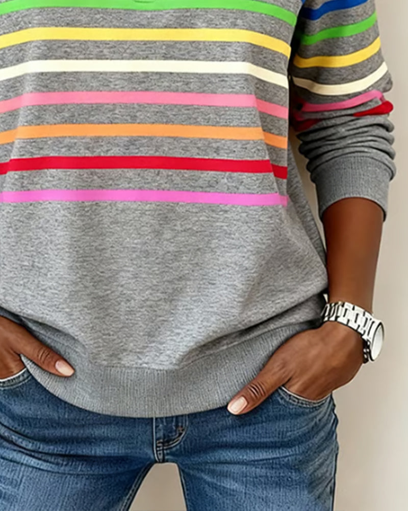 Sanne™ | Colorful Stripe Knit