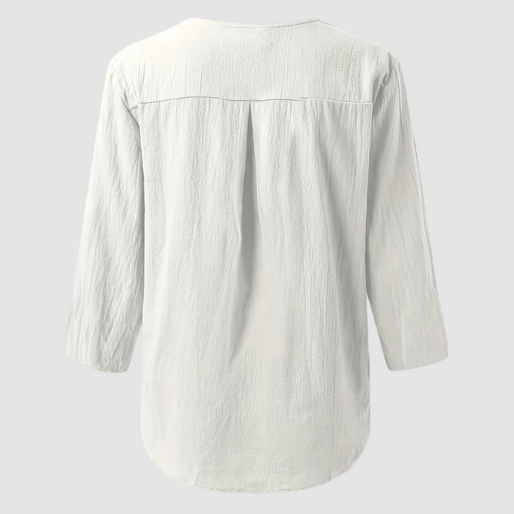 Melisa™ Casual Cotton &amp; Linen Blouse