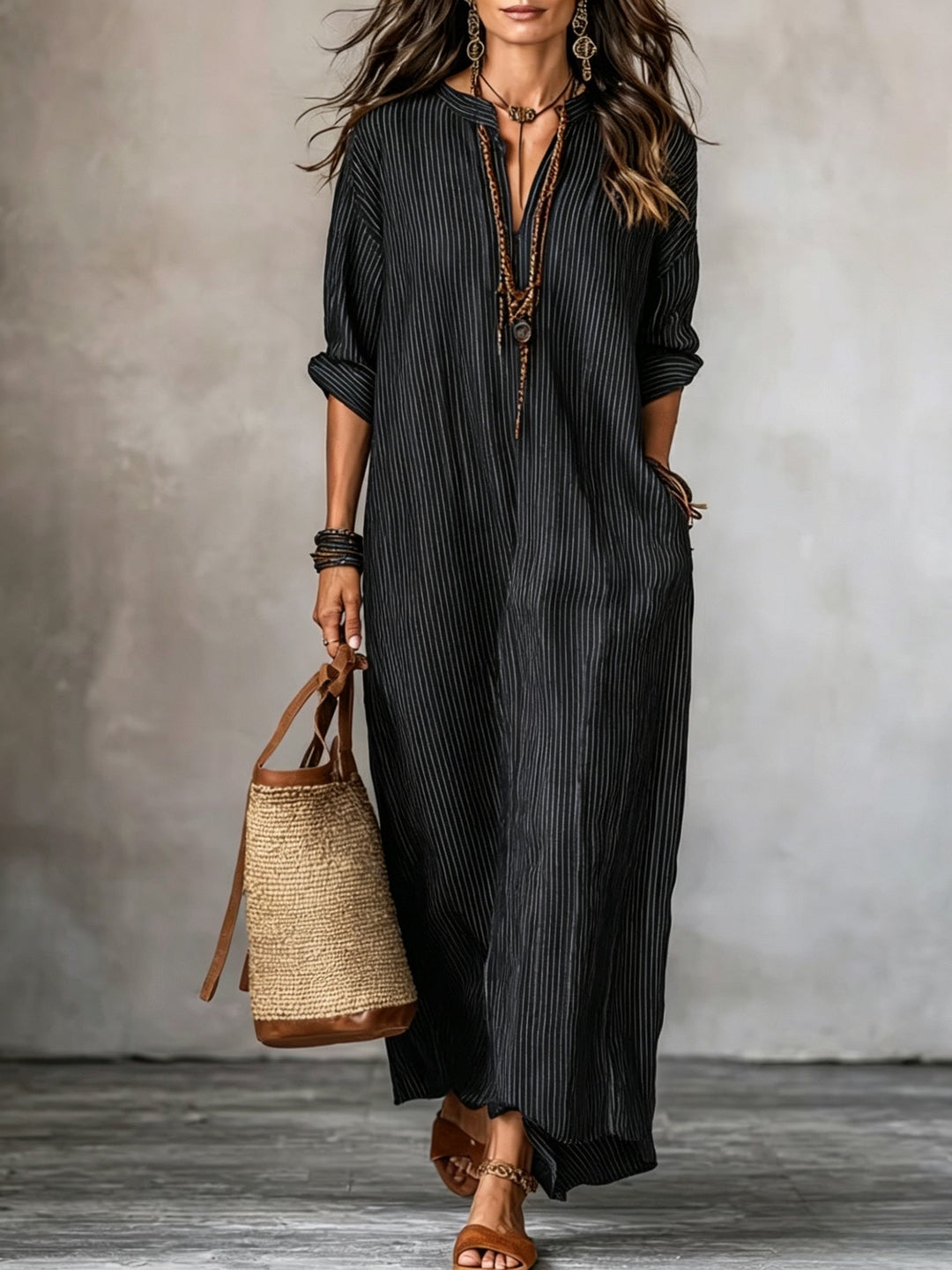 Oakley | Timeless Blue Maxi Dress
