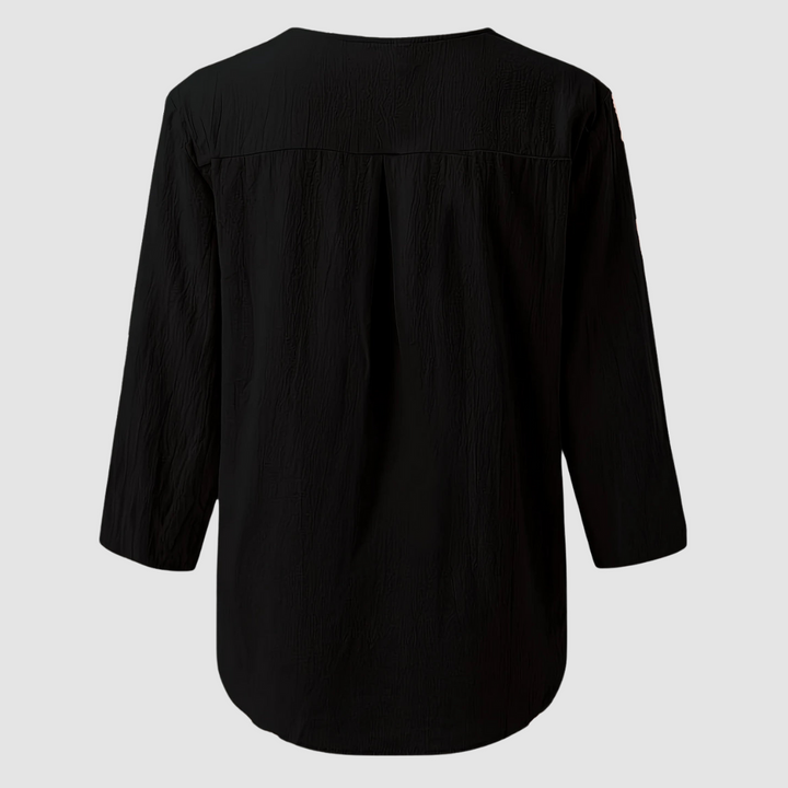 Melisa™ Casual Cotton &amp; Linen Blouse