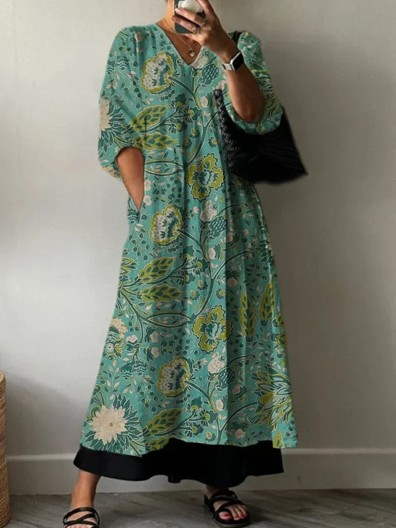 Elegant Printed Dress Ellie