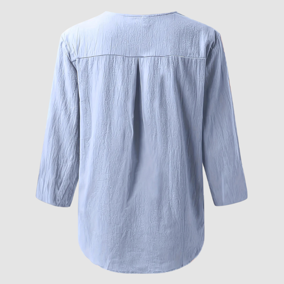 Melisa™ Casual Cotton &amp; Linen Blouse