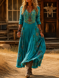 Blyssa | Vintage Bohemian Autumn Dress