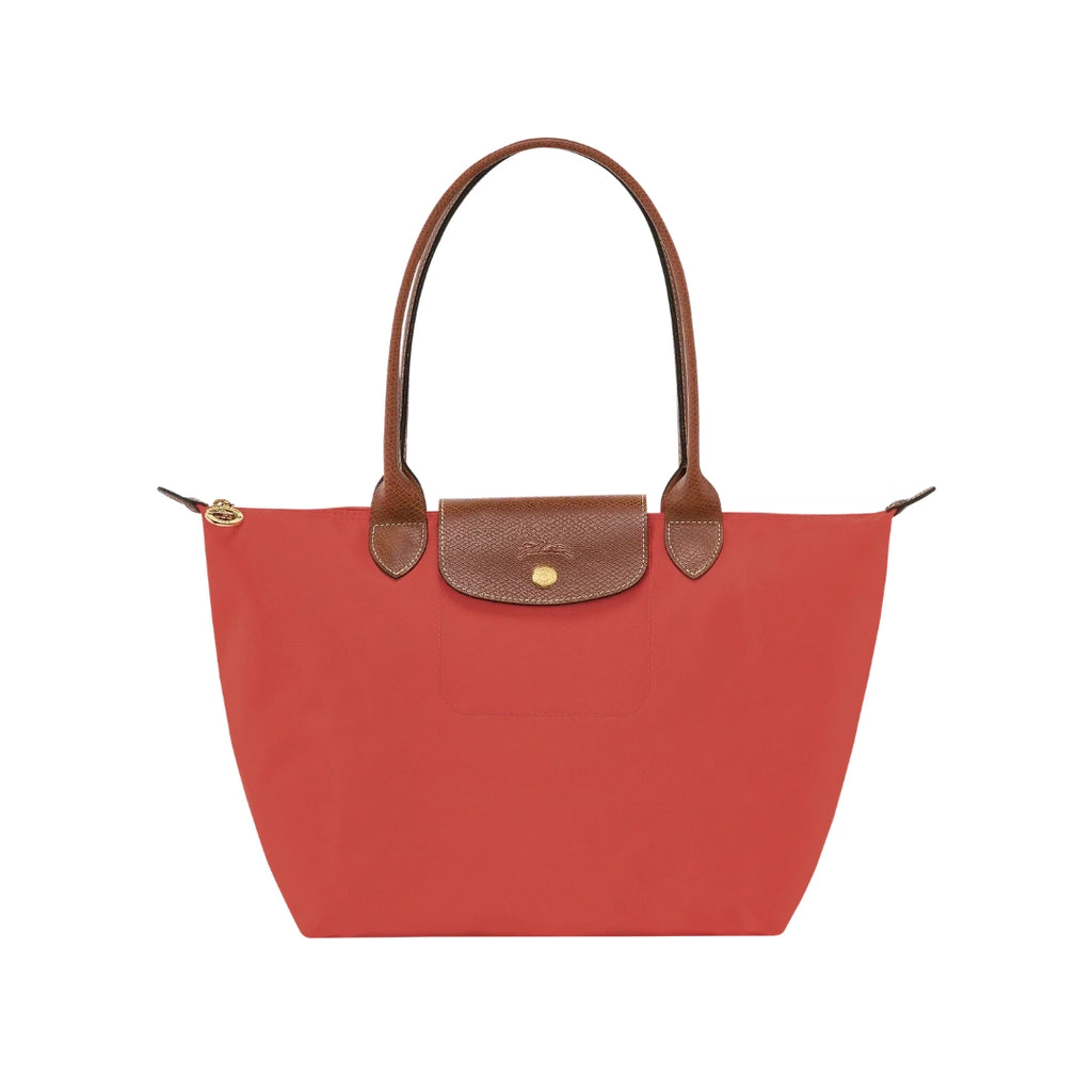 Longchamp - Medium Le Pliage Tote, Tomato