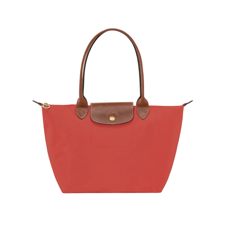 Longchamp - Medium Le Pliage Tote, Tomato