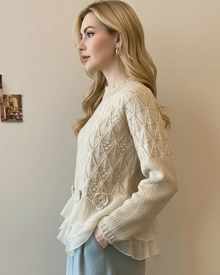 Natalie™ | Ruffle Knit Cardigan