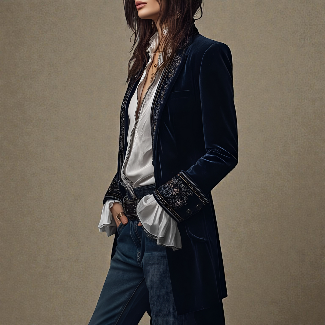 Elise™ | Luxe Velvet Jacket