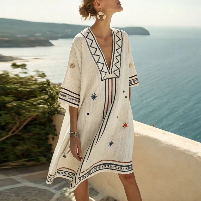 Maeve™ | Elegant &amp; Versatile Beach Dress for Summer Days