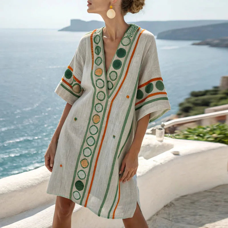 Clara™ | Elegant &amp; Versatile Beach Dress for Summer Style