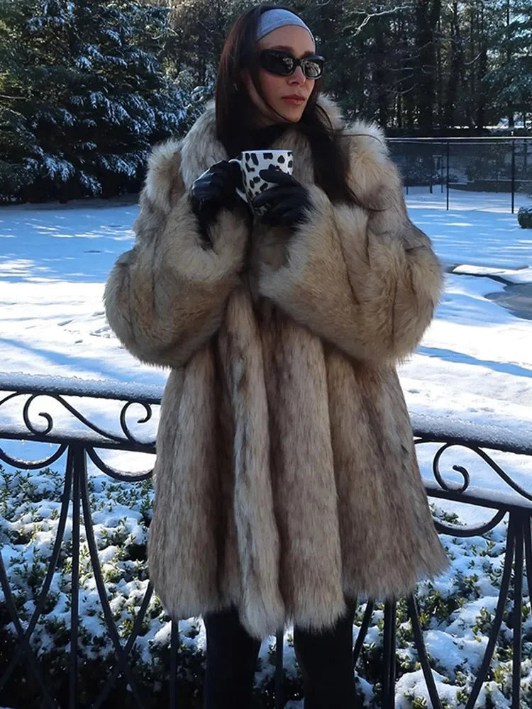 Amber | Luxe Faux Fur Coat