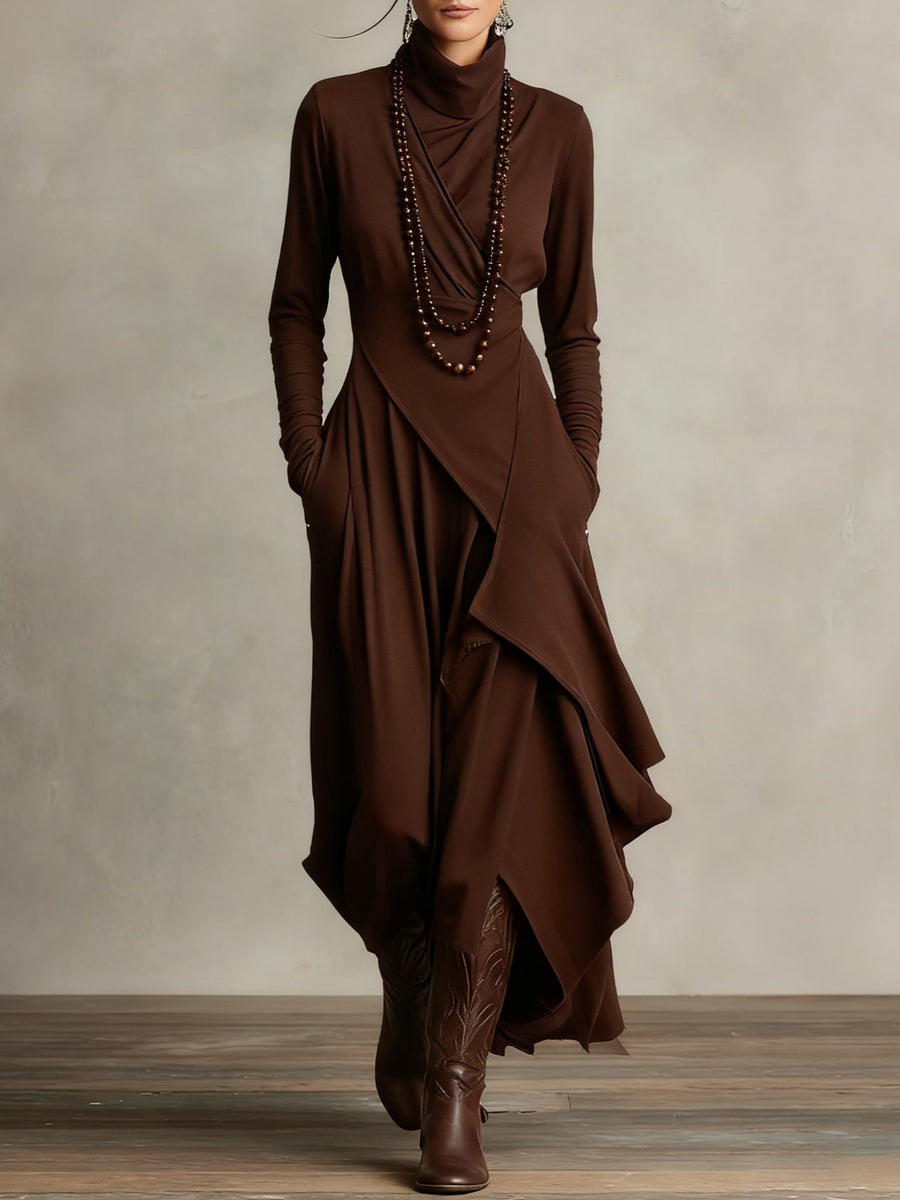 Katie | Asymmetric Maxi Tunic Dress