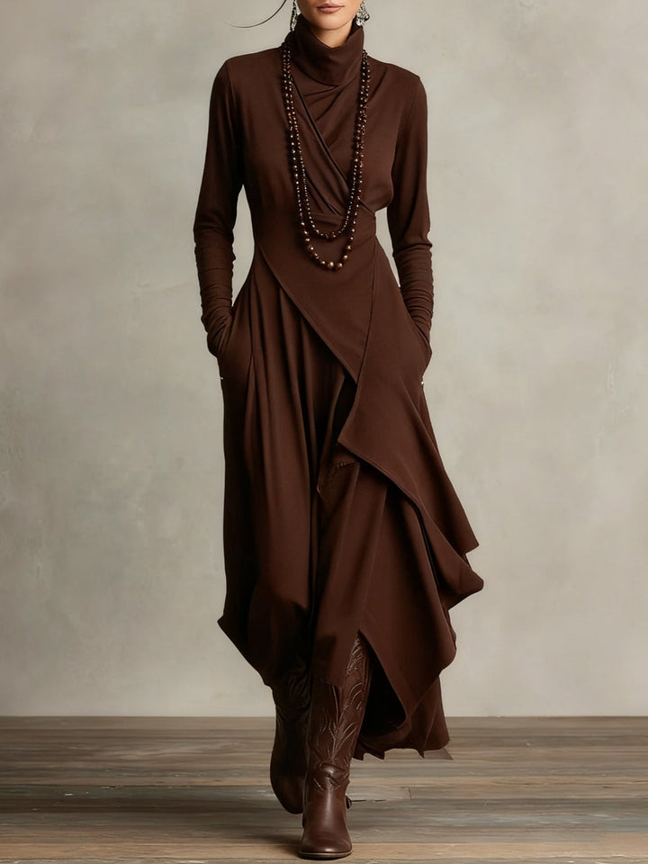 Katie | Asymmetric Maxi Tunic Dress