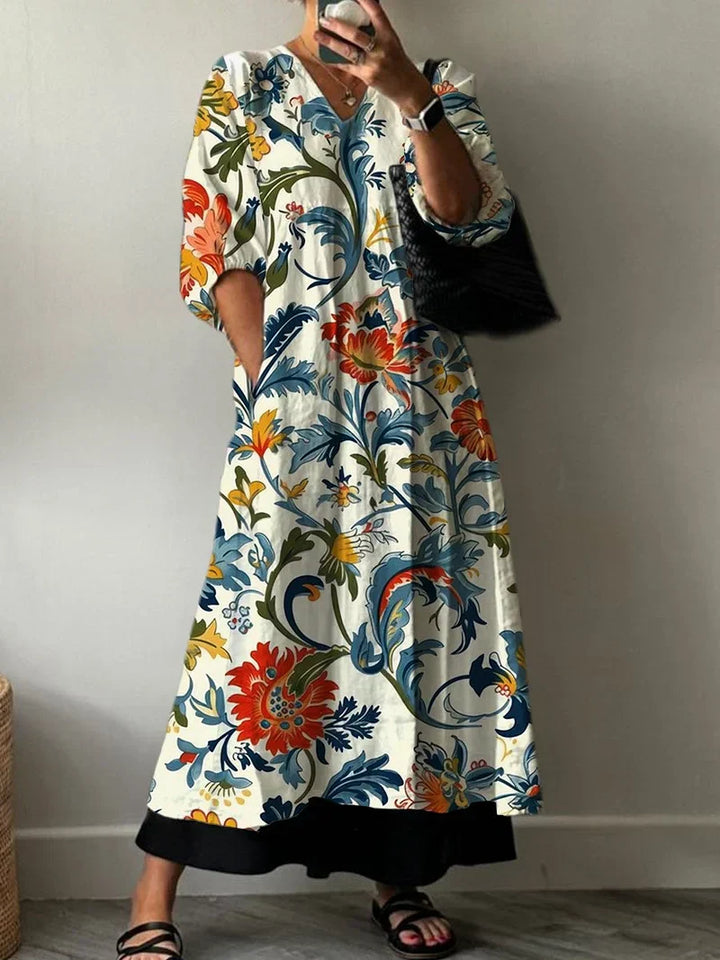 Elegant Printed Dress Ellie