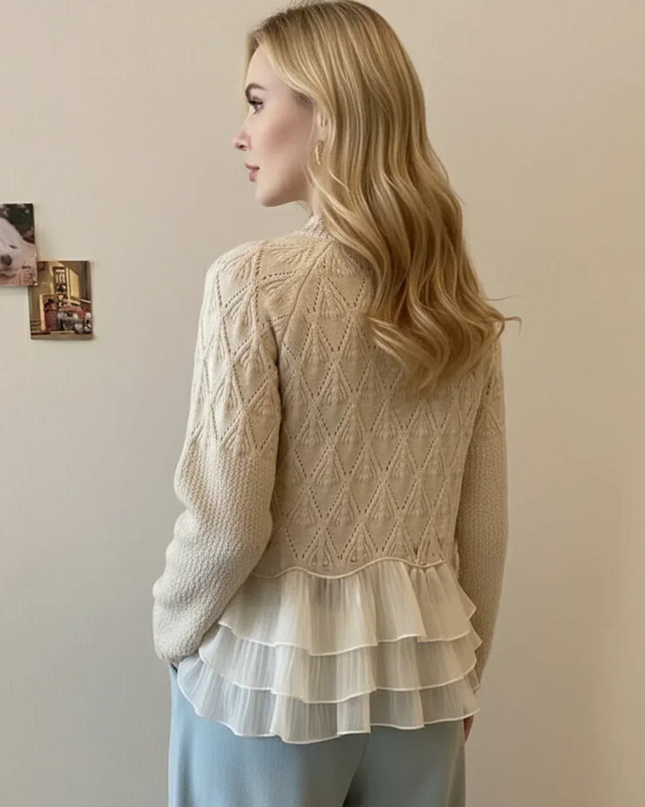 Natalie™ | Ruffle Knit Cardigan