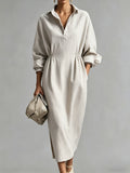 Sage | French-Inspired Linen Dress