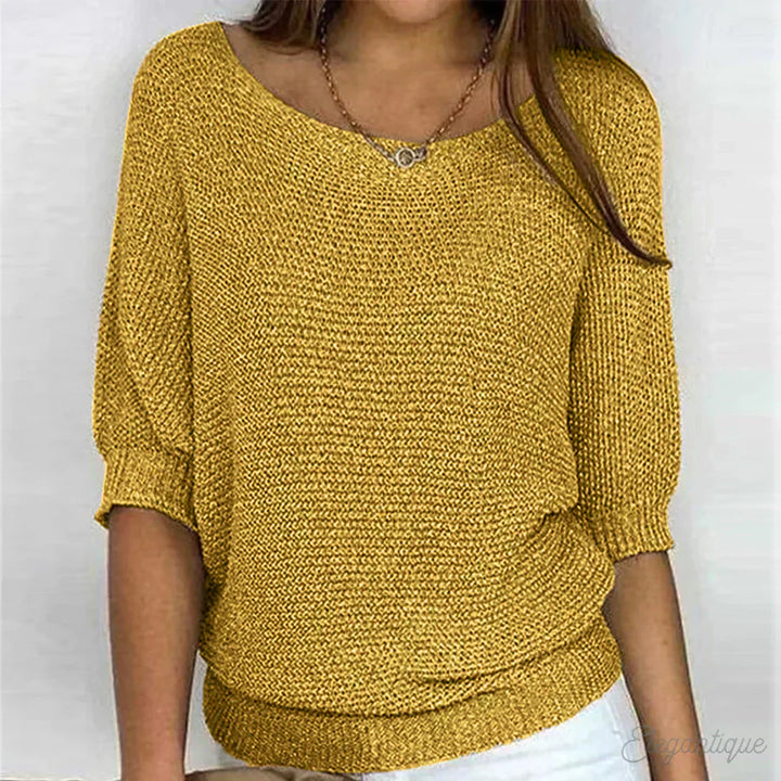 Georgia - Relaxed Knit Top
